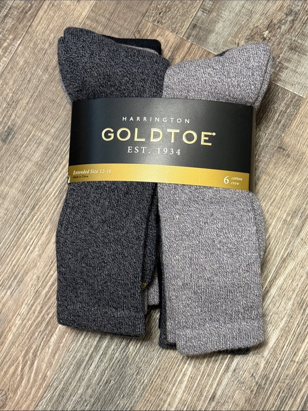 NWT Men's Extended Size Goldtoe Socks 12-16